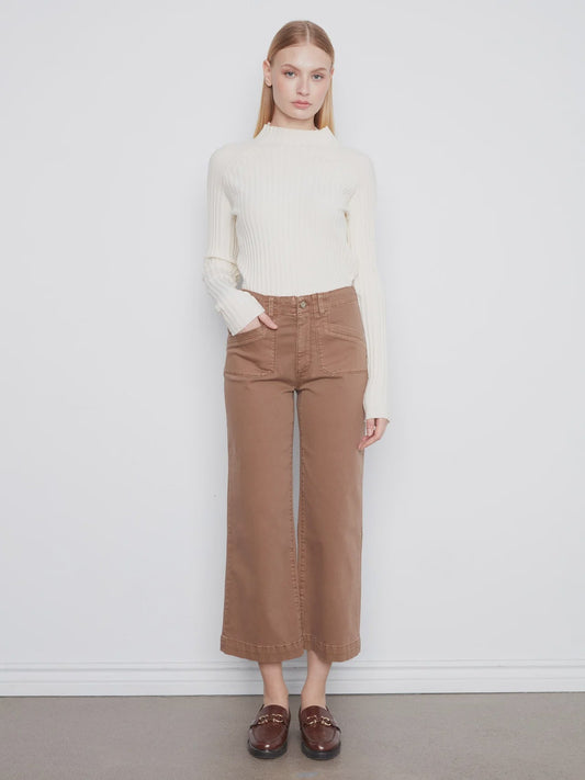 Cropped Wide Leg with Patch Pockets C5660 - Hello Beautiful BoutiqueJeansCharlie B