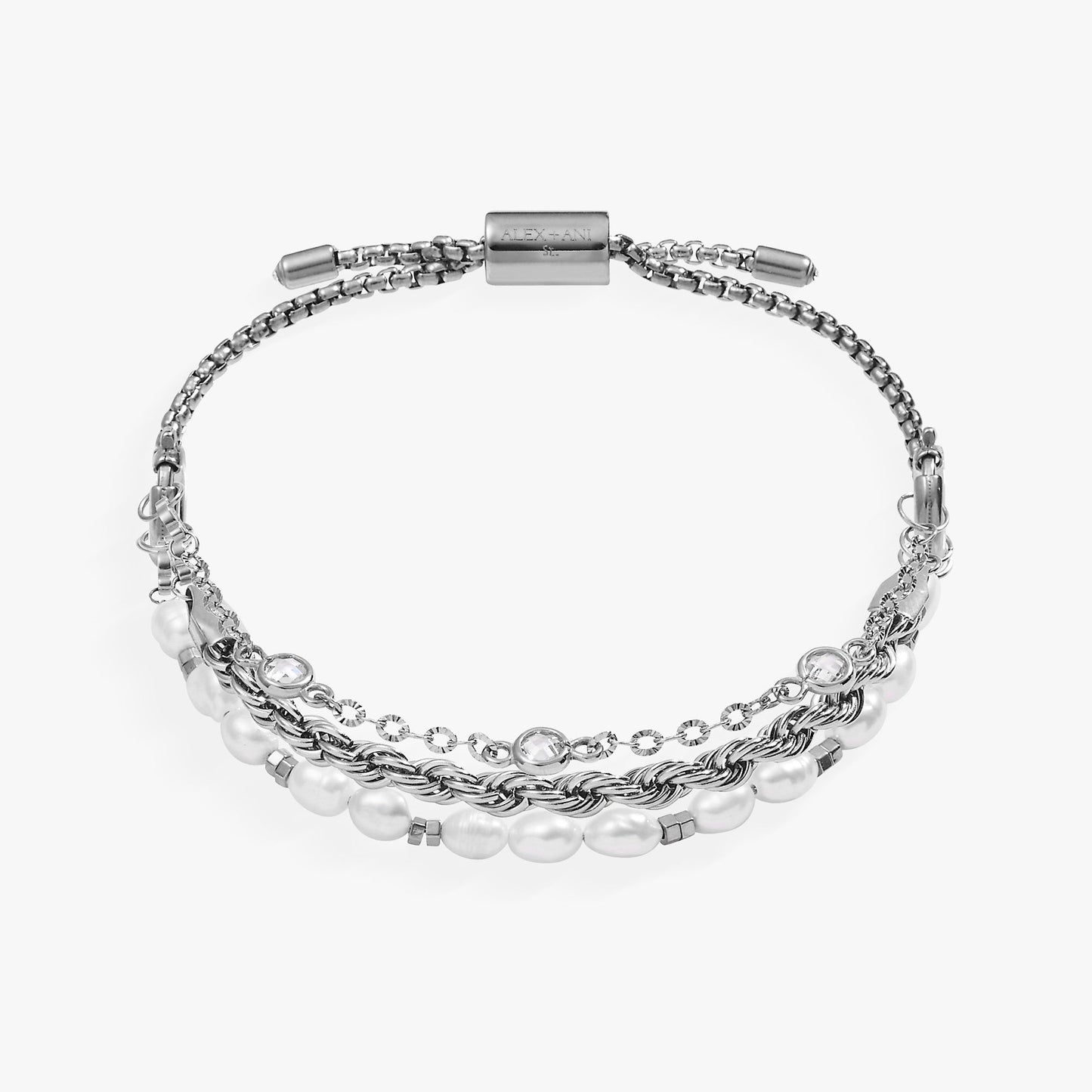 Crystal + Pearl Stranded™ Bracelet Set - Hello Beautiful BoutiqueBraceletsALEX AND ANI
