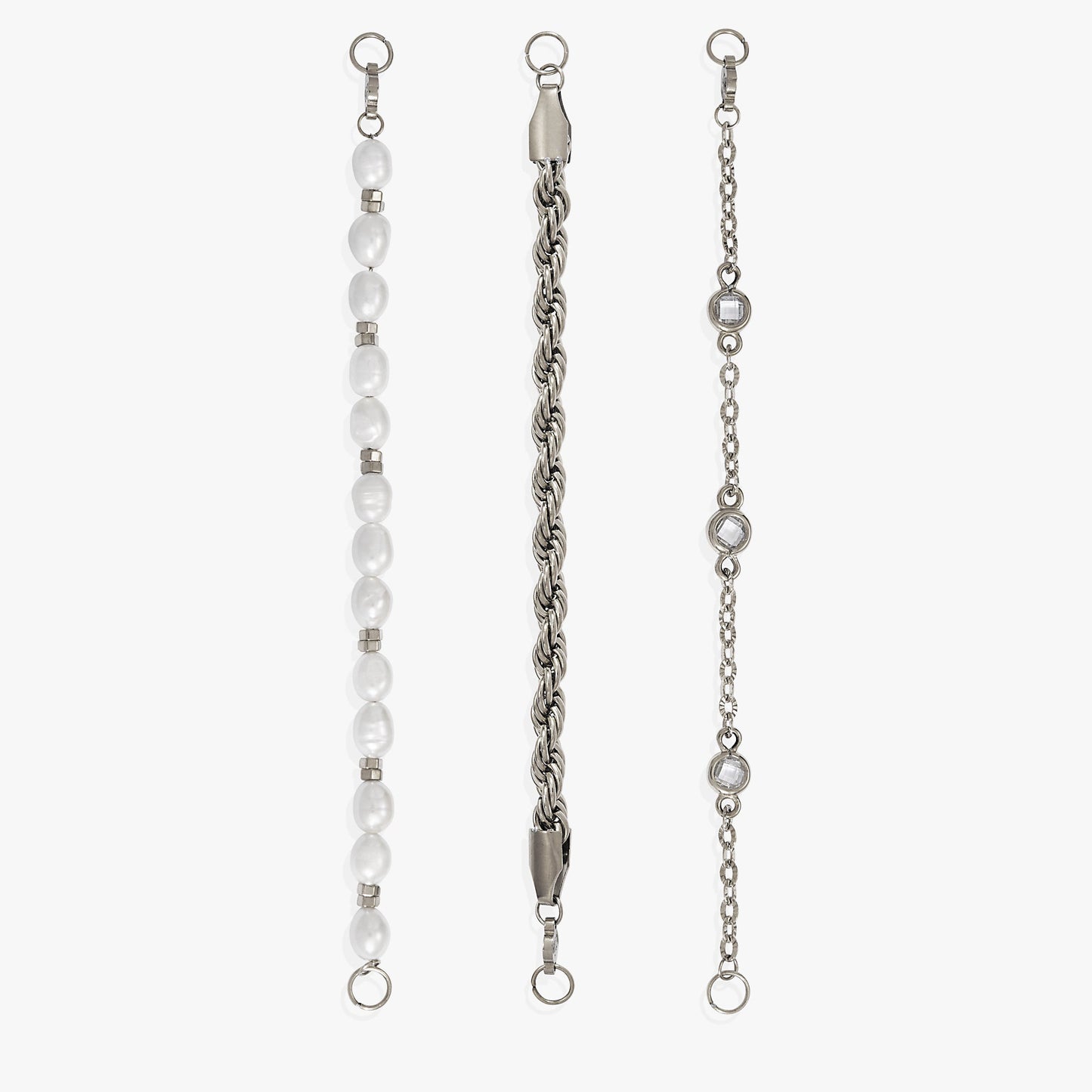 Crystal + Pearl Stranded™ Bracelet Set - Hello Beautiful BoutiqueBraceletsALEX AND ANI