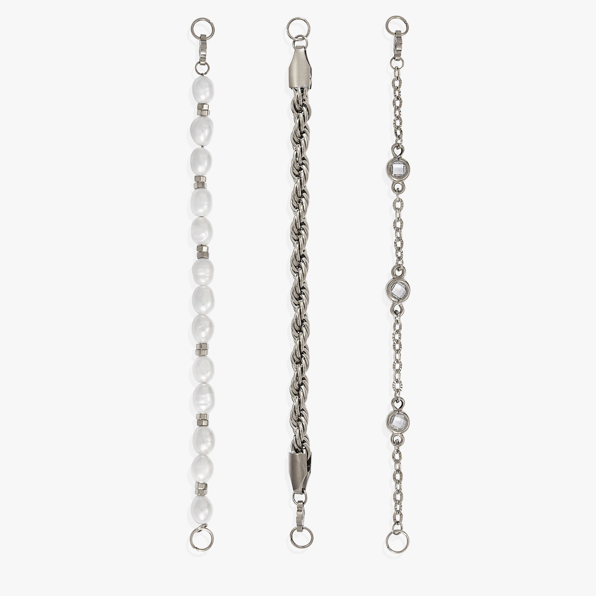 Crystal + Pearl Stranded™ Bracelet Set - Hello Beautiful BoutiqueBraceletsALEX AND ANI