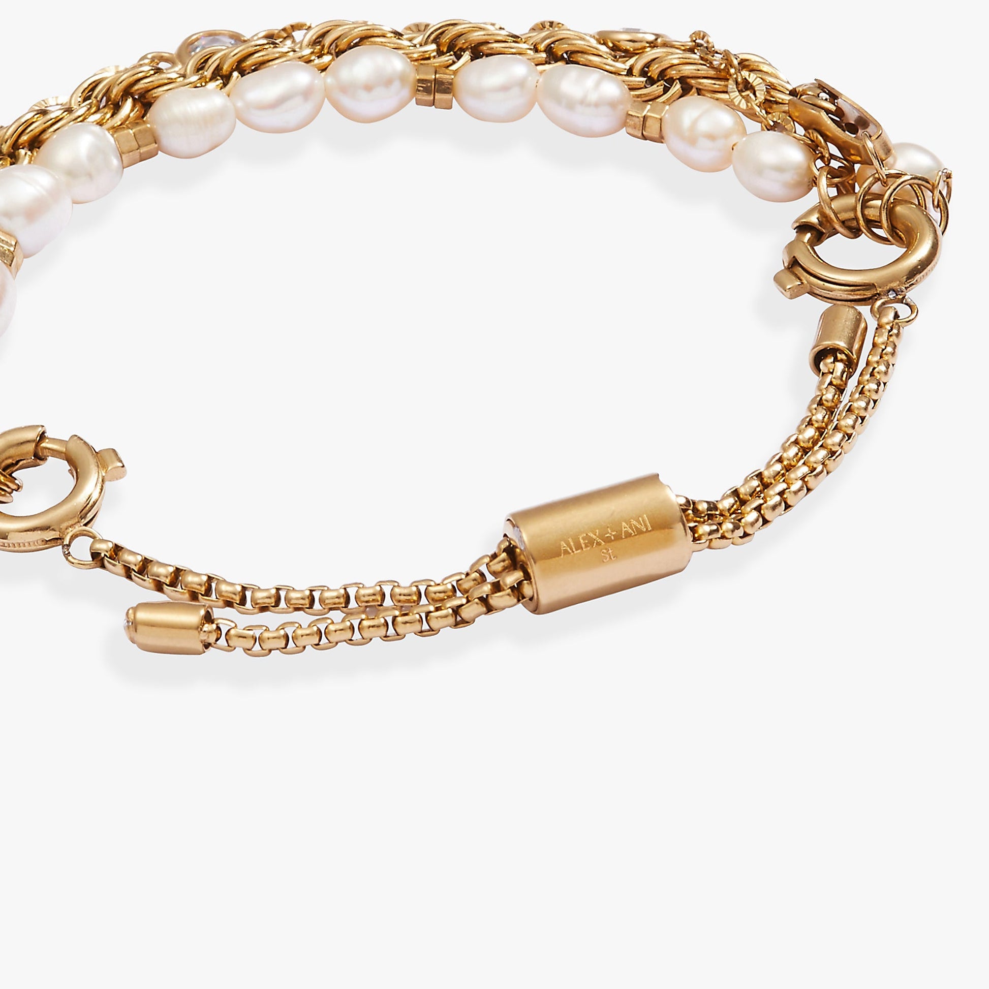 Crystal + Pearl Stranded™ Bracelet Set - Hello Beautiful BoutiqueBraceletsALEX AND ANI