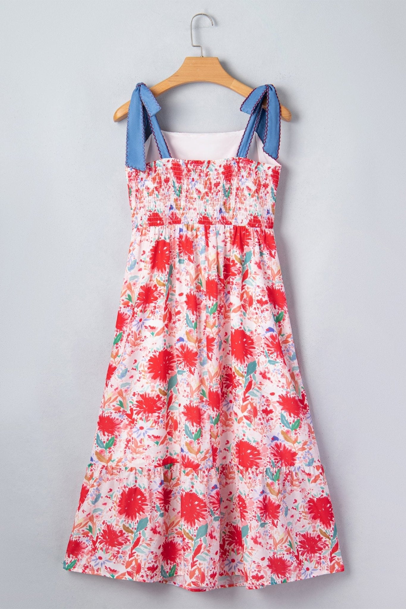 Dahlia Straps High Waist Dress - Hello Beautiful BoutiqueFloral DressesThreaded Pear