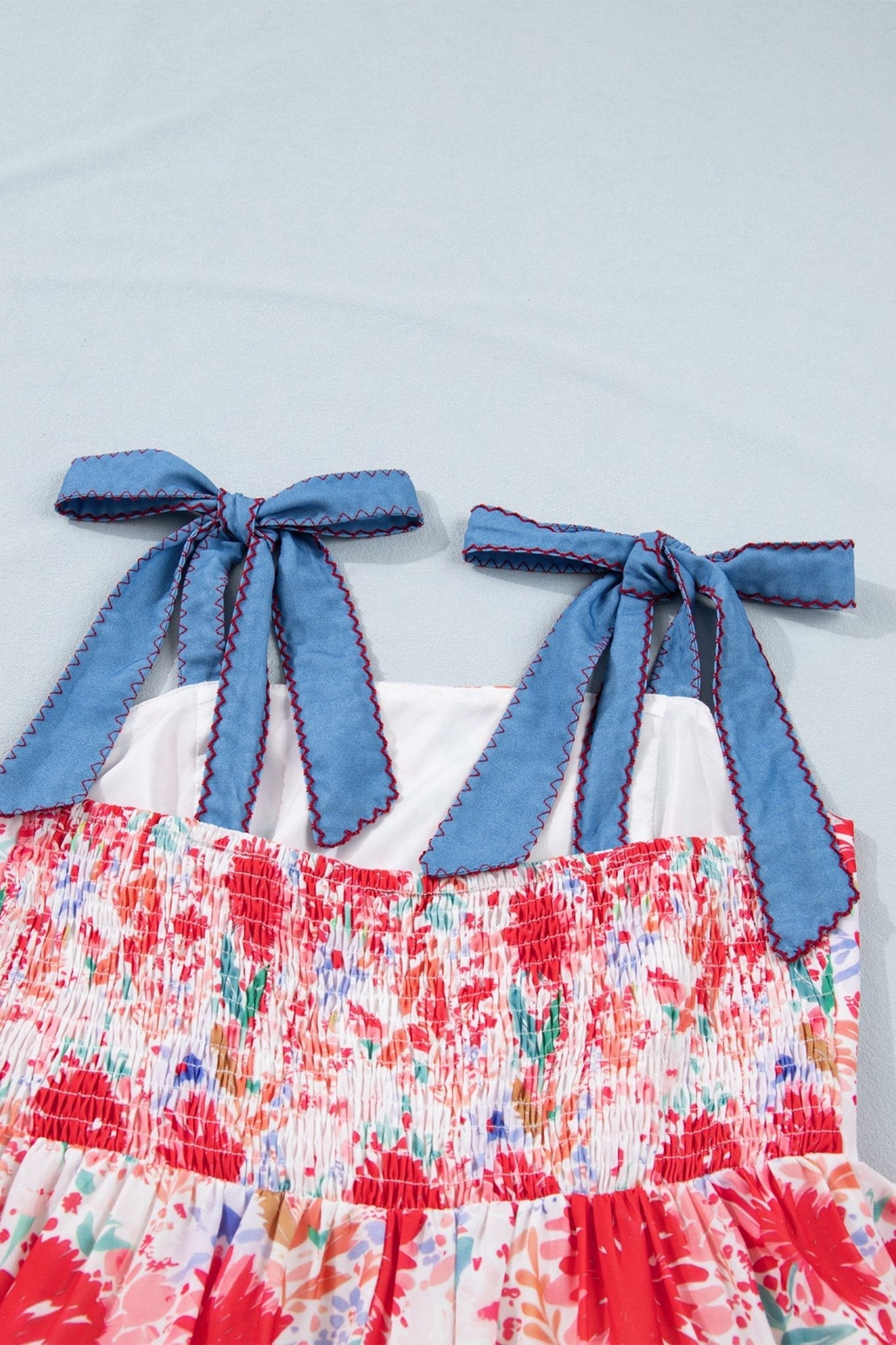 Dahlia Straps High Waist Dress - Hello Beautiful BoutiqueFloral DressesThreaded Pear