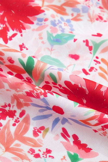 Dahlia Straps High Waist Dress - Hello Beautiful BoutiqueFloral DressesThreaded Pear