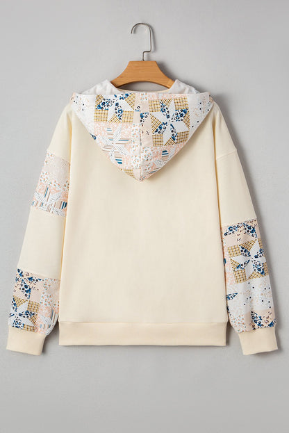 Dakota Geo Pattern Patchwork Hoodie - Hello Beautiful Boutique15% OFFThreaded Pear