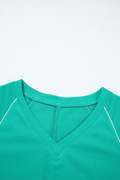 Dani Colorblock Trim Pullover Top - Hello Beautiful Boutique15% OFFThreaded Pear