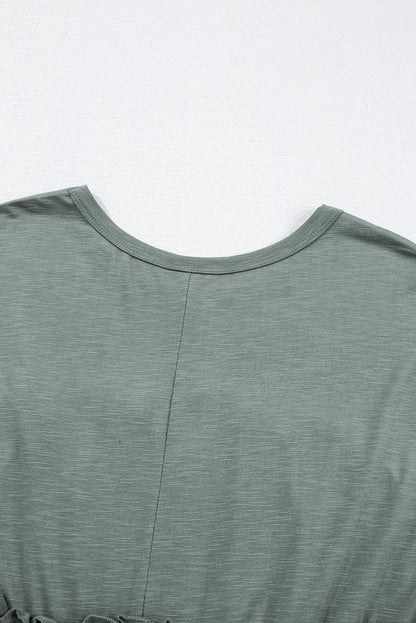 Daniela Gathered Seam T Shirt - Hello Beautiful BoutiqueT Shirt DressesThreaded Pear