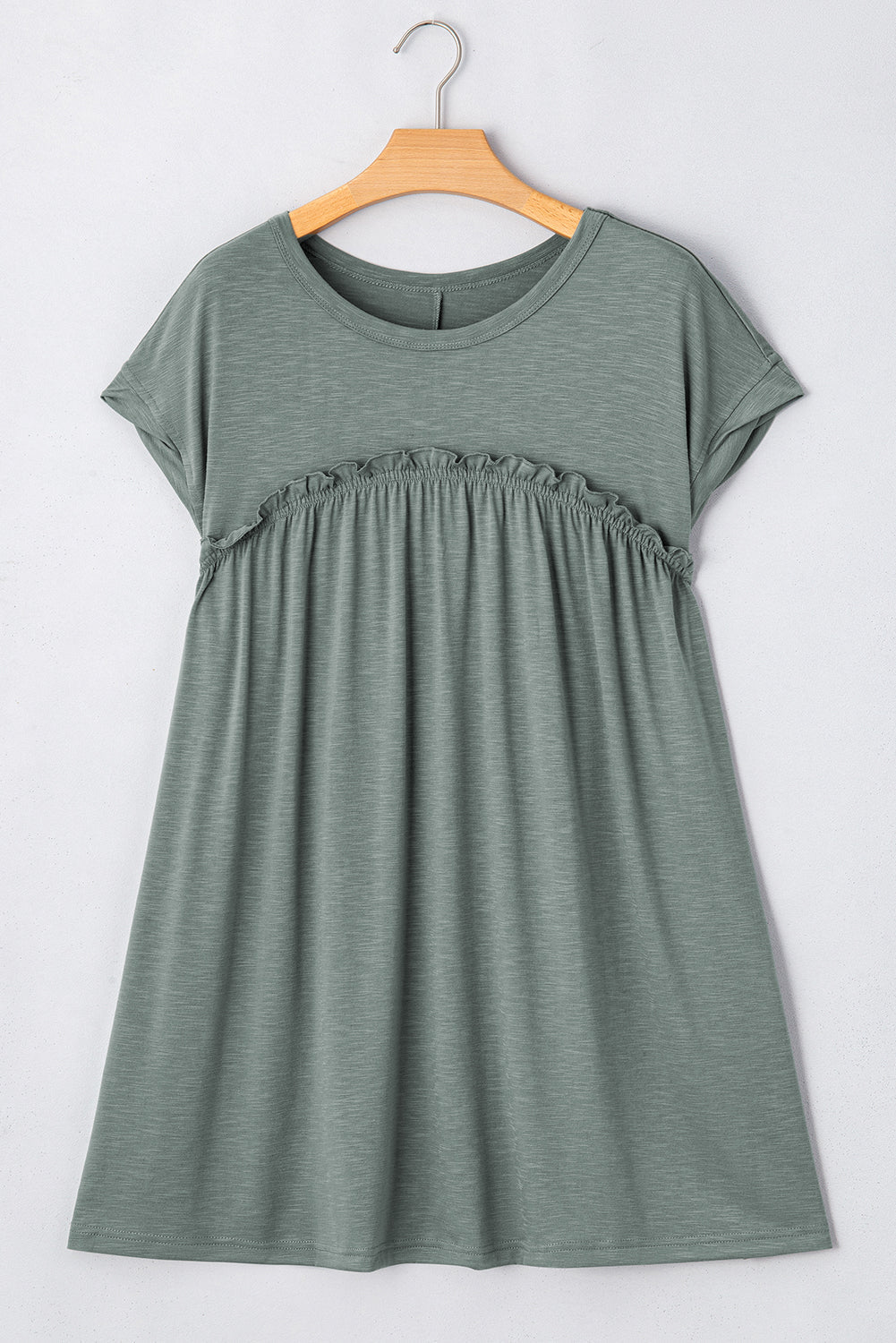 Daniela Gathered Seam T Shirt - Hello Beautiful BoutiqueT Shirt DressesThreaded Pear