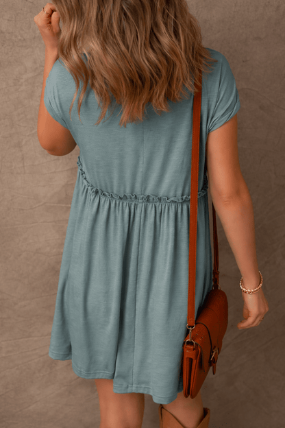 Daniela Gathered Seam T Shirt - Hello Beautiful BoutiqueT Shirt DressesThreaded Pear