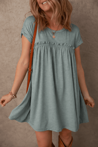 Daniela Gathered Seam T Shirt - Hello Beautiful BoutiqueT Shirt DressesThreaded Pear