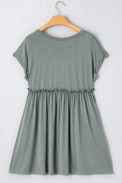 Daniela Gathered Seam T Shirt - Hello Beautiful BoutiqueT Shirt DressesThreaded Pear