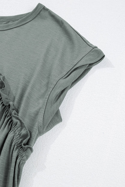 Daniela Gathered Seam T Shirt - Hello Beautiful BoutiqueT Shirt DressesThreaded Pear