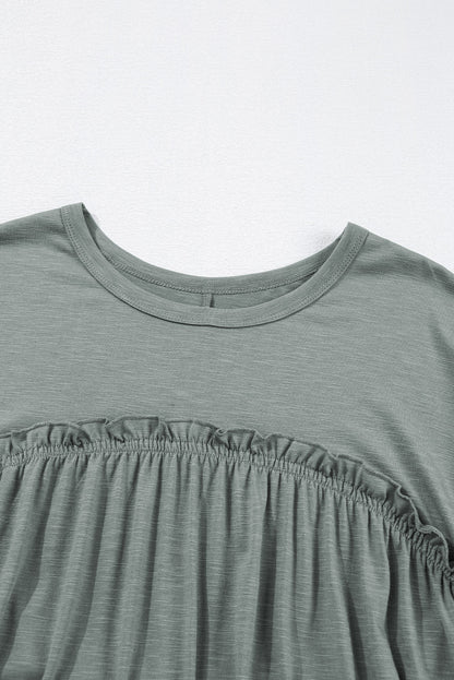 Daniela Gathered Seam T Shirt - Hello Beautiful BoutiqueT Shirt DressesThreaded Pear