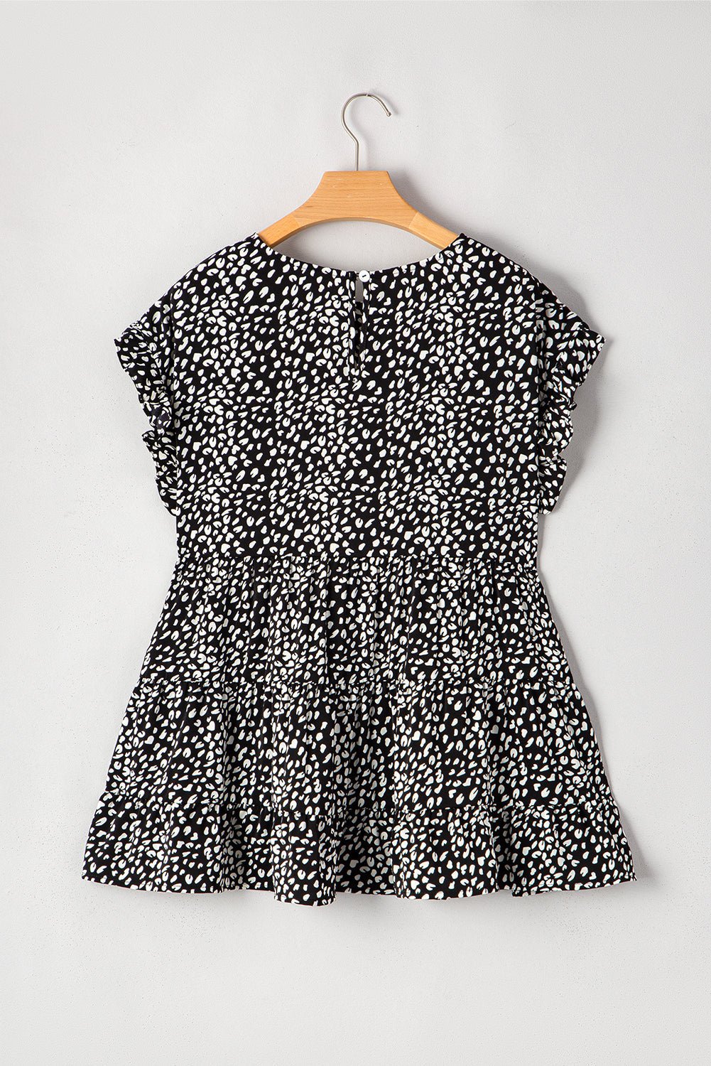 Danielle Back Tiered Flowy PLUS Blouse - Hello Beautiful BoutiquePlus Size Blouses & ShirtsThreaded Pear
