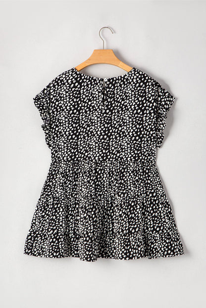Danielle Back Tiered Flowy PLUS Blouse - Hello Beautiful BoutiquePlus Size Blouses & ShirtsThreaded Pear
