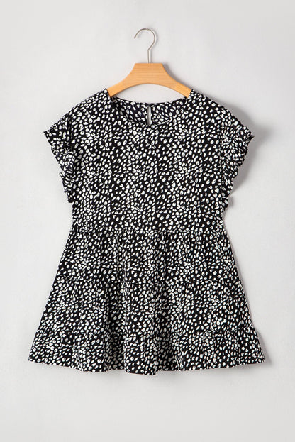 Danielle Back Tiered Flowy PLUS Blouse - Hello Beautiful BoutiquePlus Size Blouses & ShirtsThreaded Pear