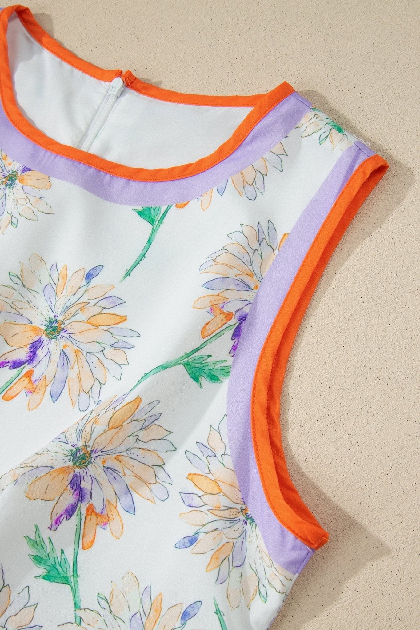 Daphne Belted Sleeveless Maxi Dress - Hello Beautiful BoutiqueFloral DressesThreaded Pear