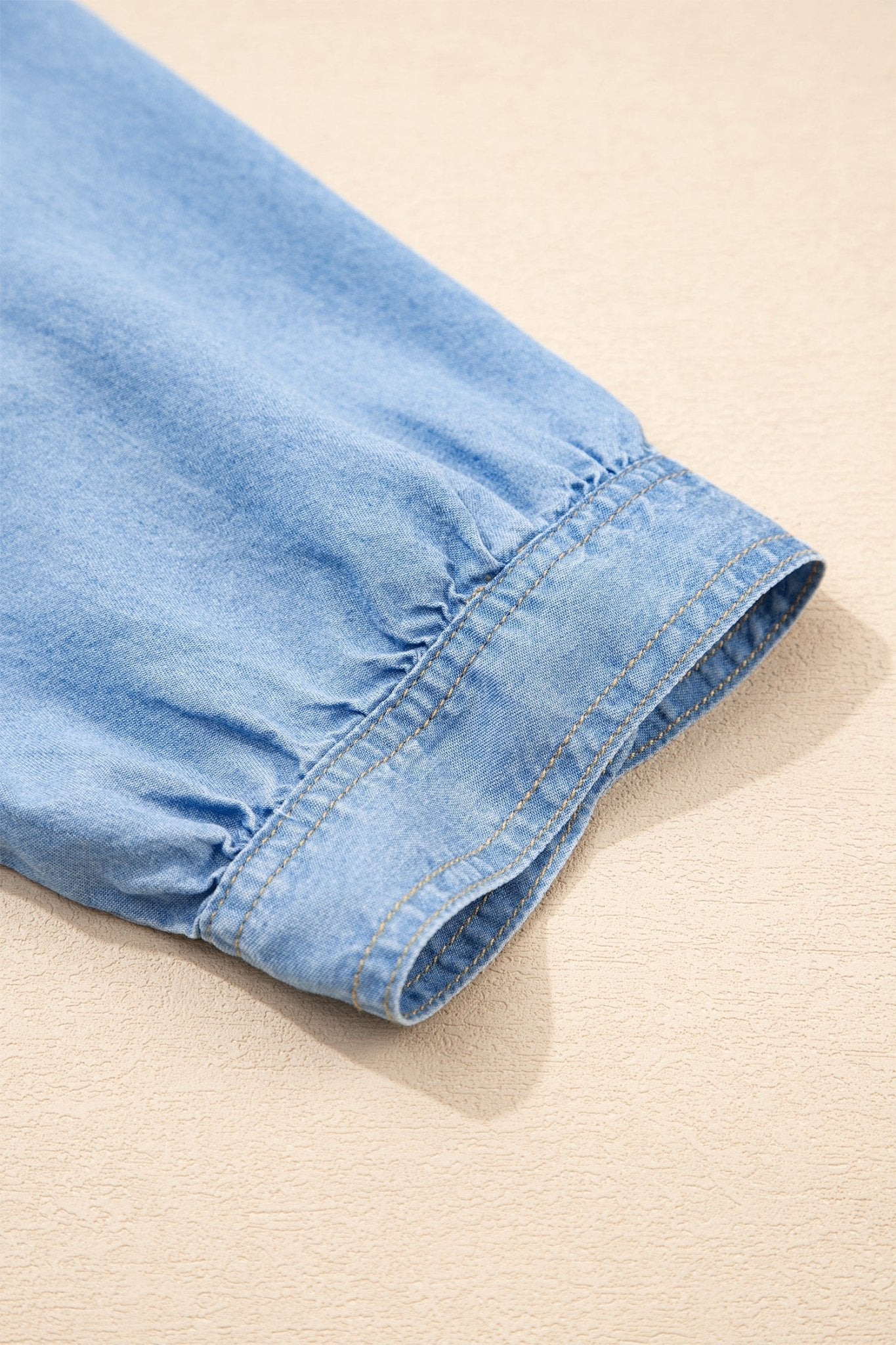 Daphne High Low Chambray Shirt - Hello Beautiful BoutiqueBlouses & ShirtsThreaded Pear