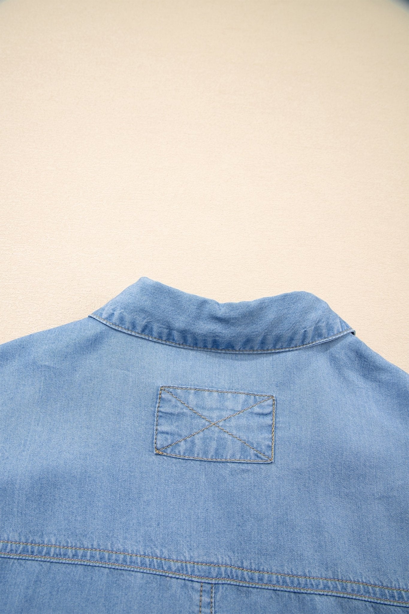 Daphne High Low Chambray Shirt - Hello Beautiful BoutiqueBlouses & ShirtsThreaded Pear