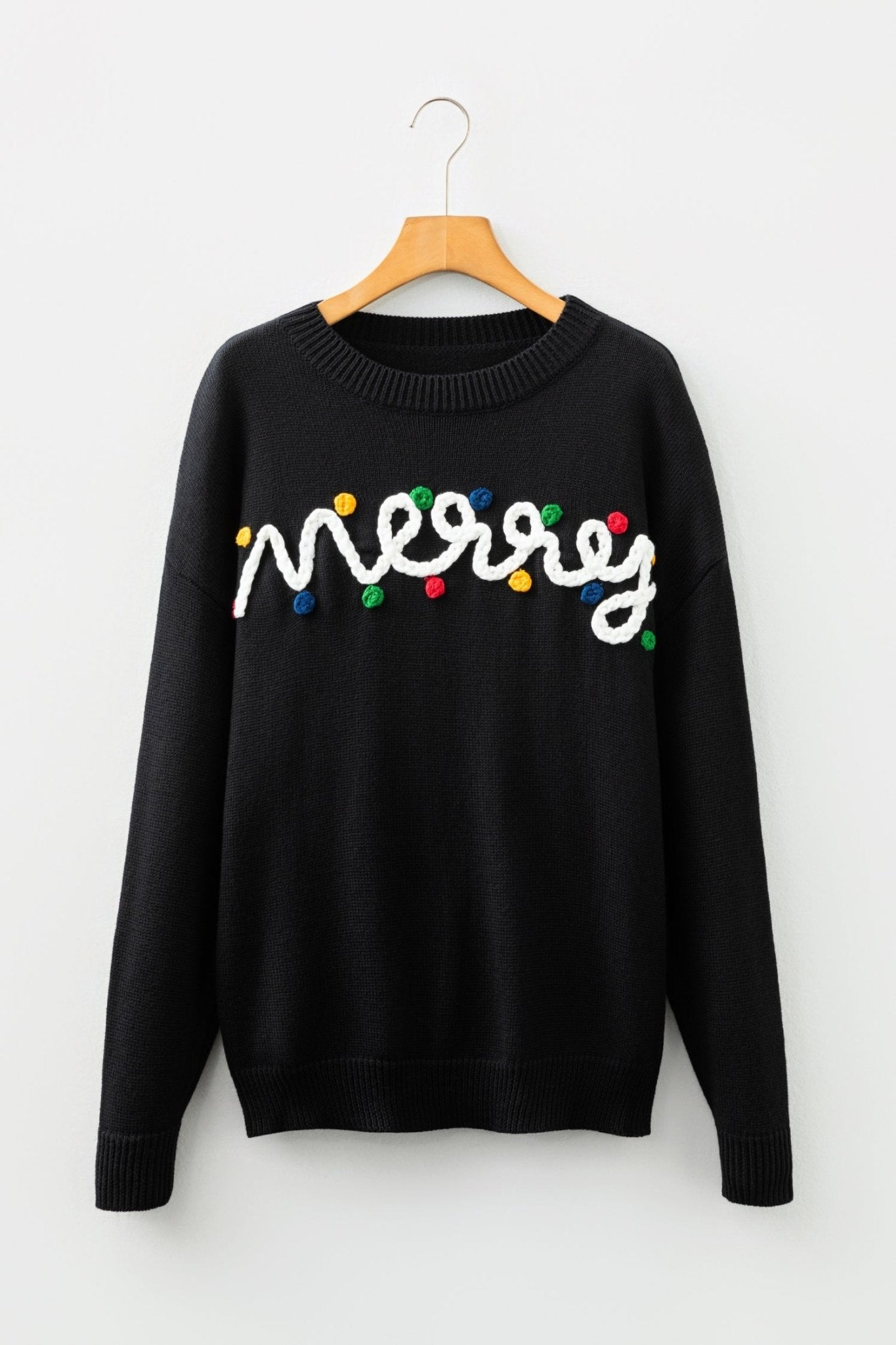 Darcy Christmas Drop Shoulder Sweater - Hello Beautiful BoutiqueSweatersThreaded Pear