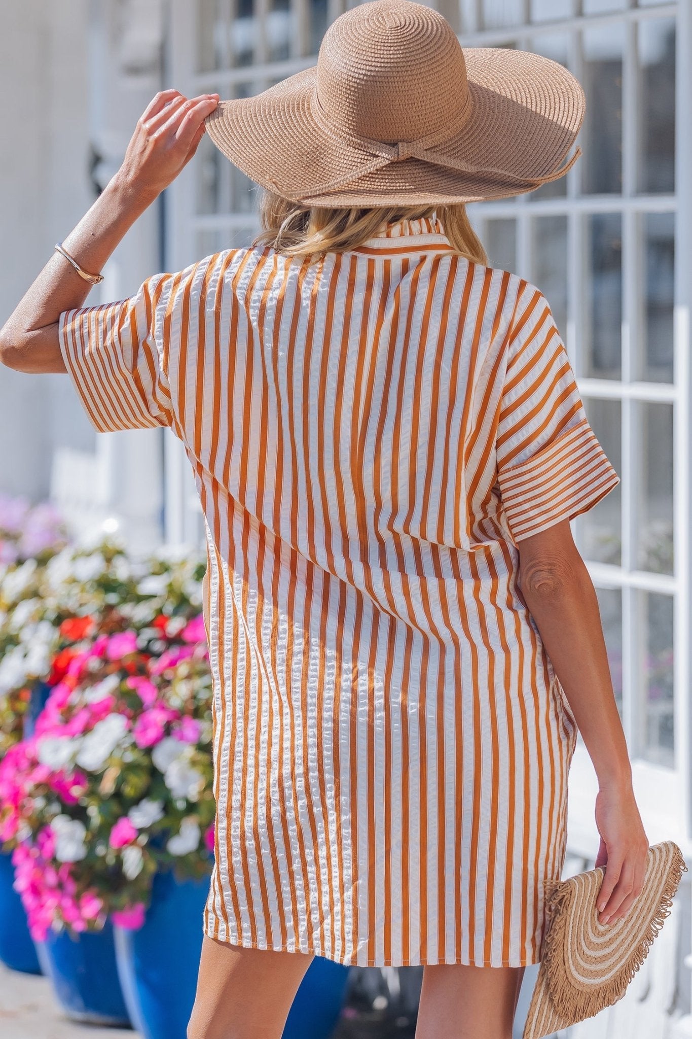 Darcy Cuffs Shift Mini Dress - Hello Beautiful BoutiqueMini DressesThreaded Pear