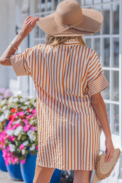 Darcy Cuffs Shift Mini Dress - Hello Beautiful BoutiqueMini DressesThreaded Pear