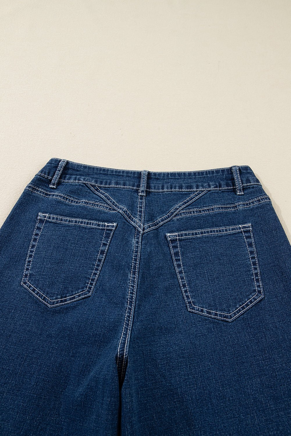 Daria Detail Loose Cuffed Jeans - Hello Beautiful BoutiqueJeansThreaded Pear