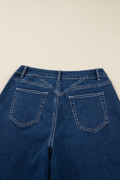 Daria Detail Loose Cuffed Jeans - Hello Beautiful BoutiqueJeansThreaded Pear