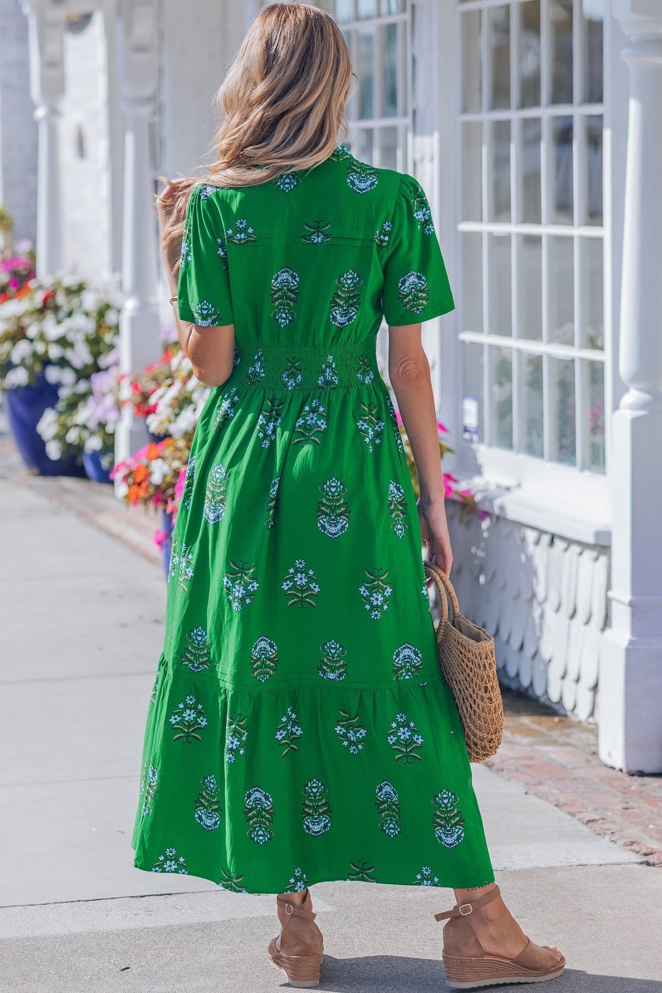 Davina Ruffle Hem Maxi Dress - Hello Beautiful BoutiqueMaxi DressesThreaded Pear