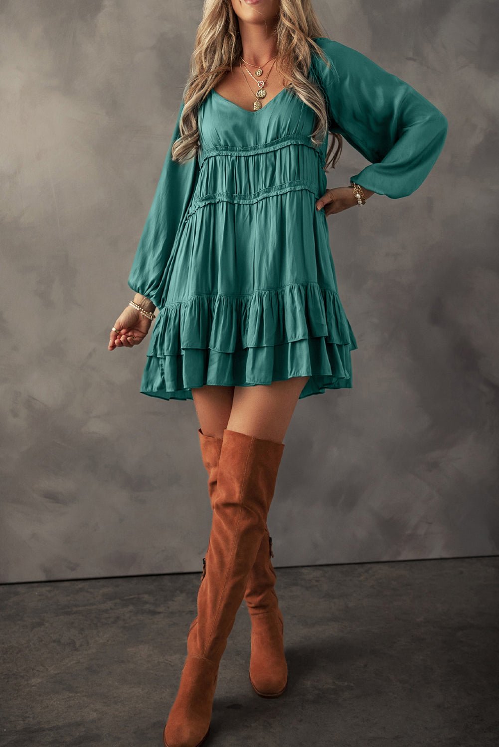 Dayana Loose Fit Mini Dress - Hello Beautiful BoutiqueMini DressesThreaded Pear