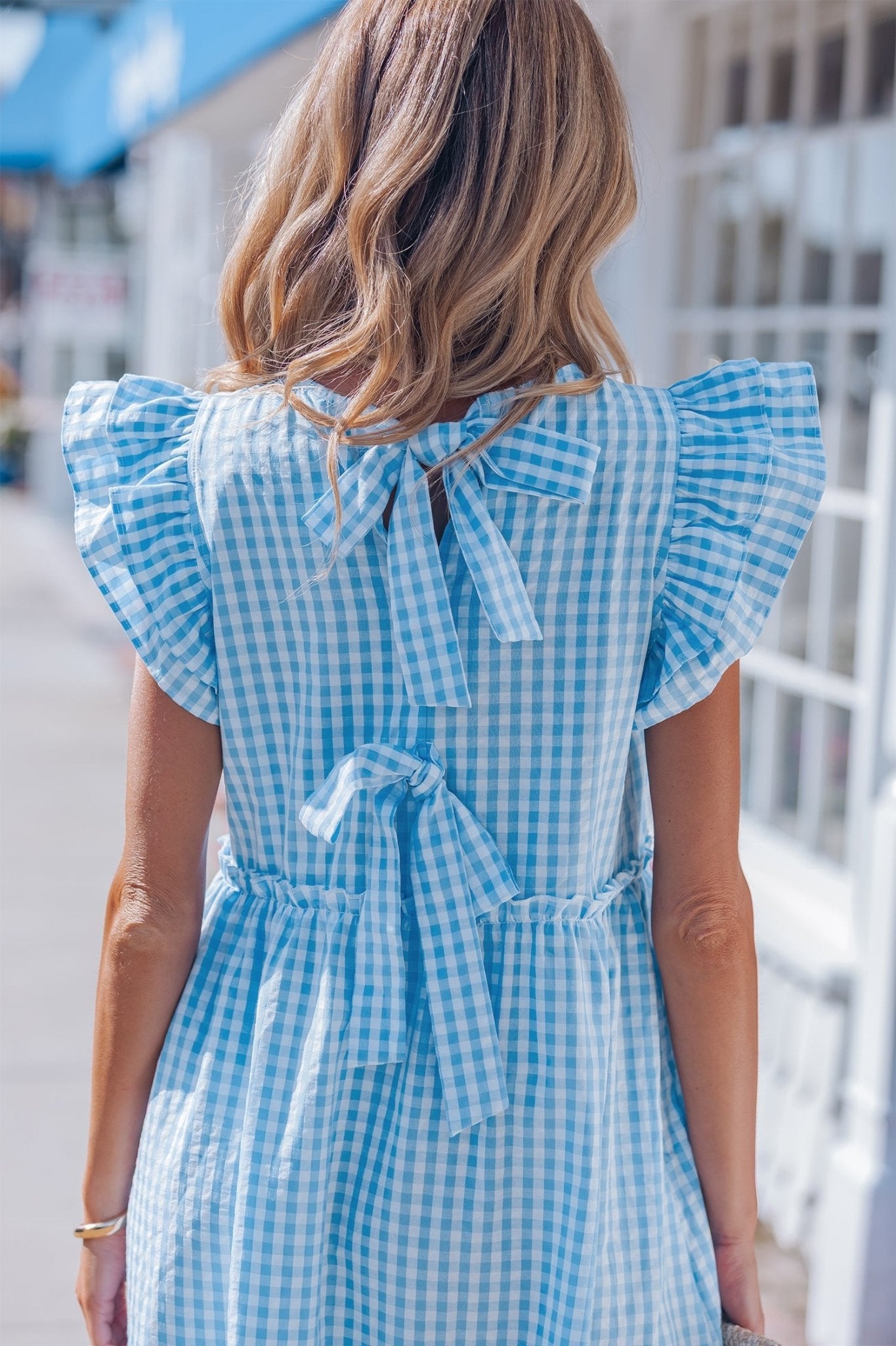 Deborah Sleeve Gingham Maxi Dress - Hello Beautiful BoutiqueMaxi DressesThreaded Pear