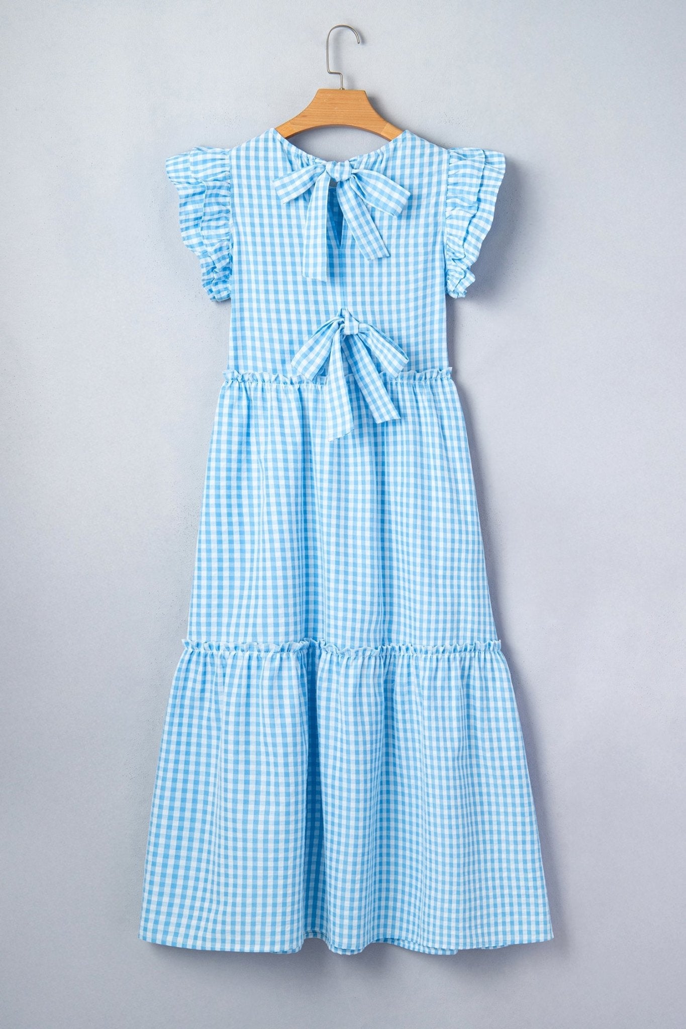 Deborah Sleeve Gingham Maxi Dress - Hello Beautiful BoutiqueMaxi DressesThreaded Pear