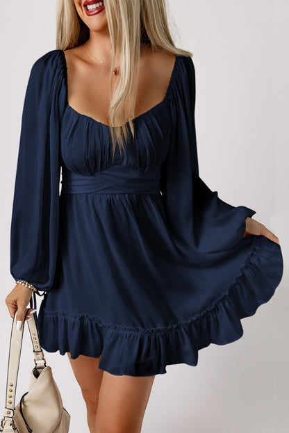 Deborah Waist Square Mini Dress - Hello Beautiful BoutiqueMini DressesThreaded Pear