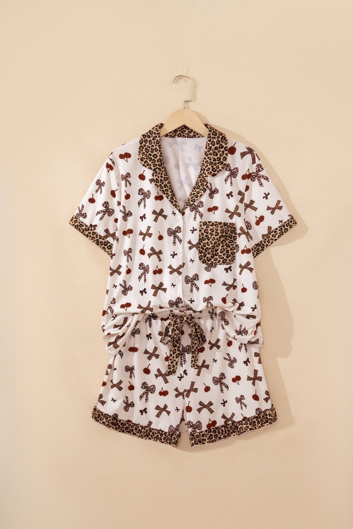 Della Patchwork Lounge Set - Hello Beautiful BoutiqueSleepwearThreaded Pear