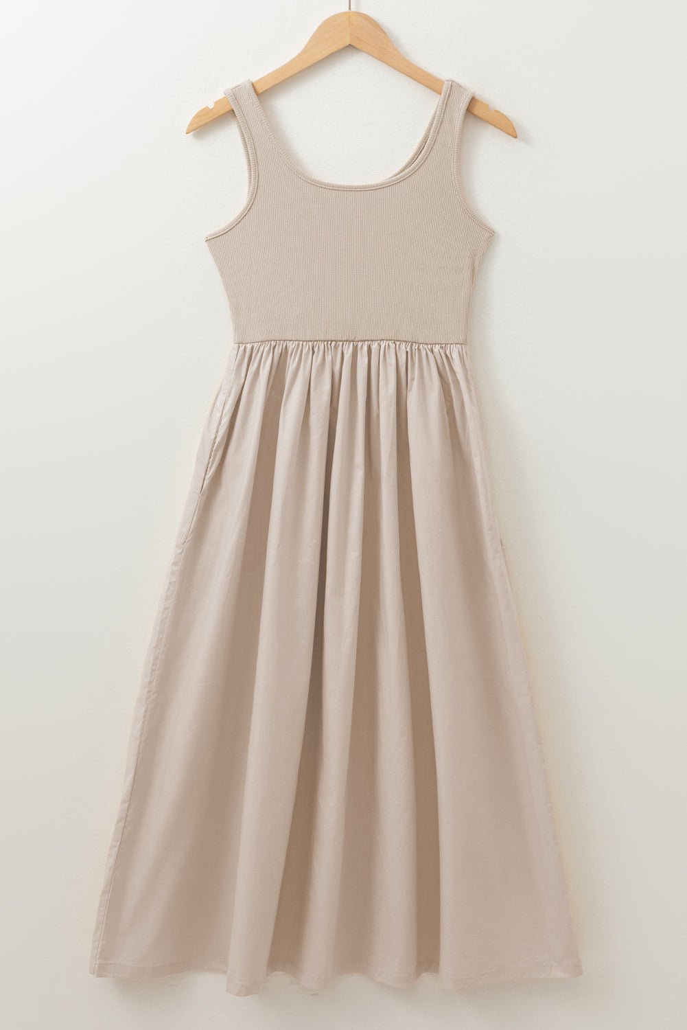Della Pleated Sleeveless Long Dress - Hello Beautiful BoutiqueMaxi DressesThreaded Pear