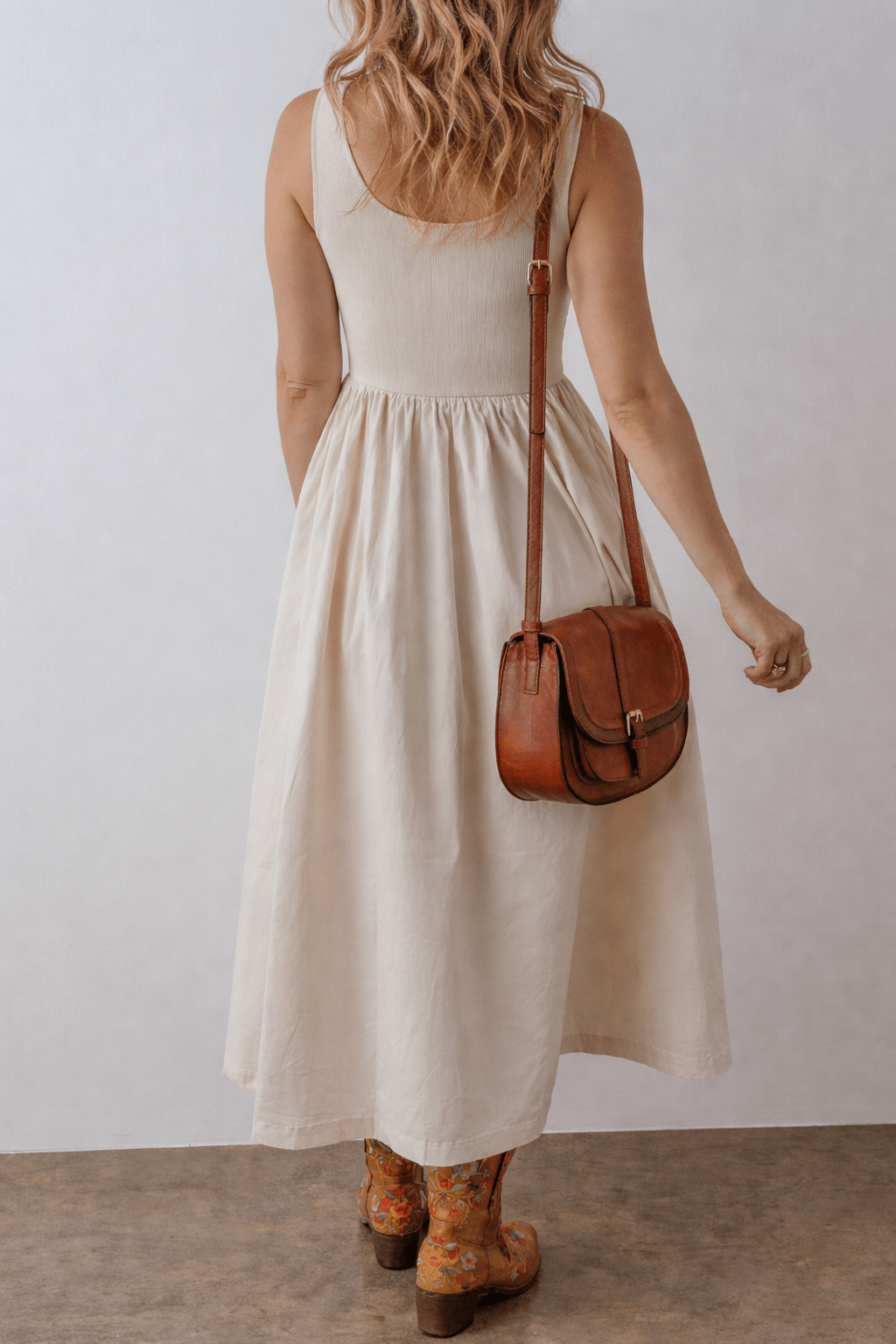 Della Pleated Sleeveless Long Dress - Hello Beautiful BoutiqueMaxi DressesThreaded Pear