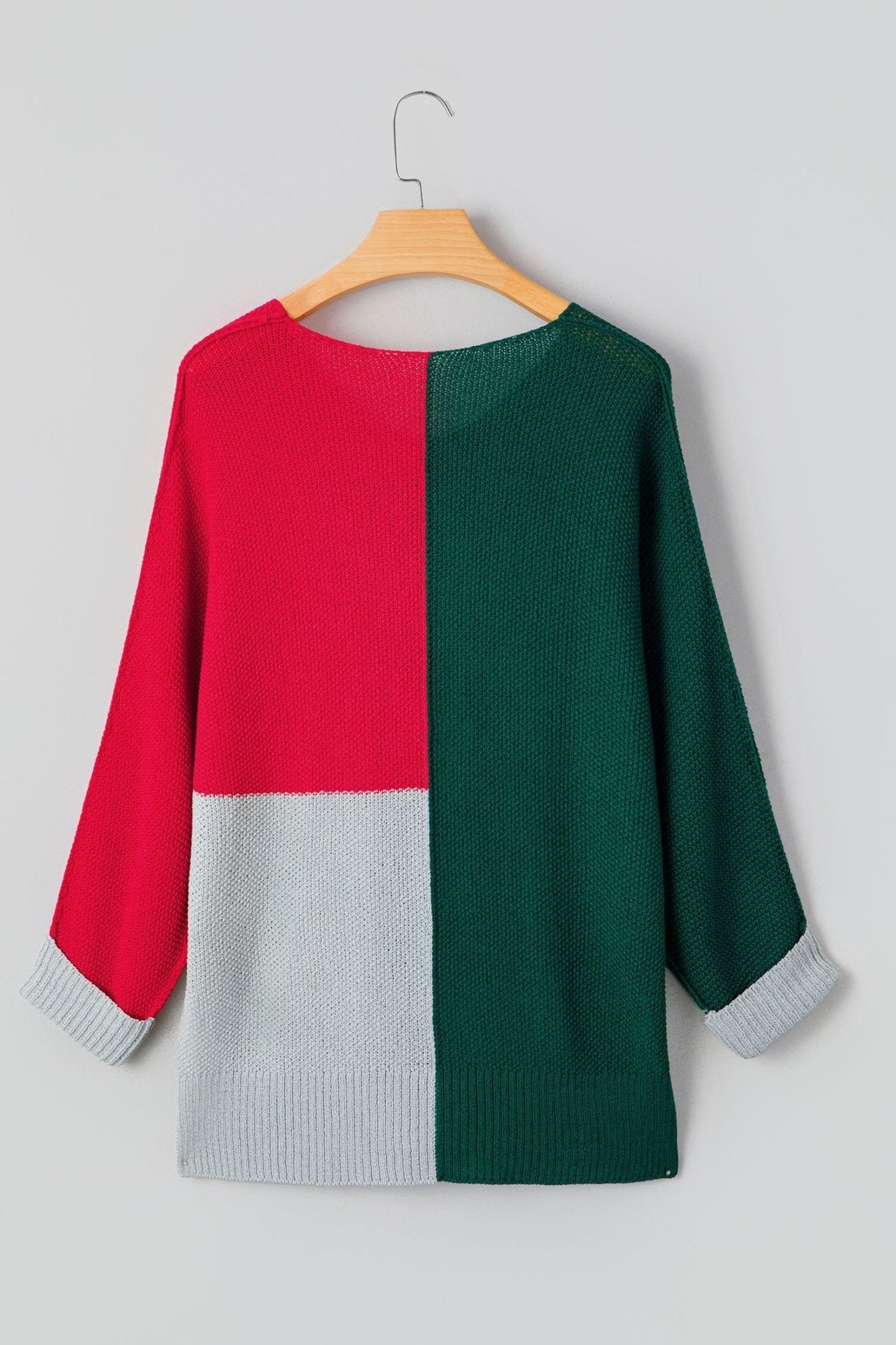 Demi Block Knit Loose Sweater - Hello Beautiful BoutiqueSweatersThreaded Pear