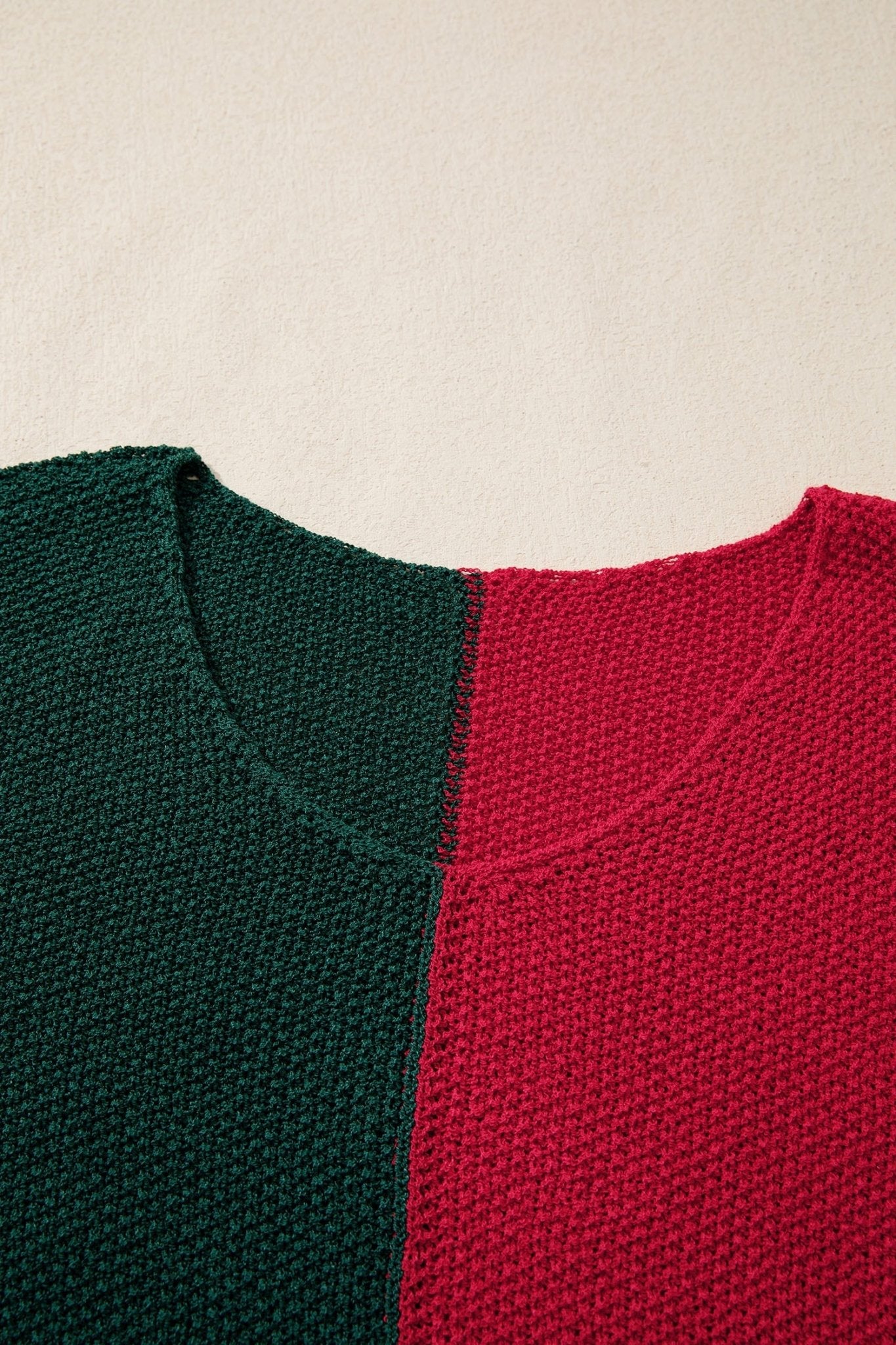 Demi Block Knit Loose Sweater - Hello Beautiful BoutiqueSweatersThreaded Pear