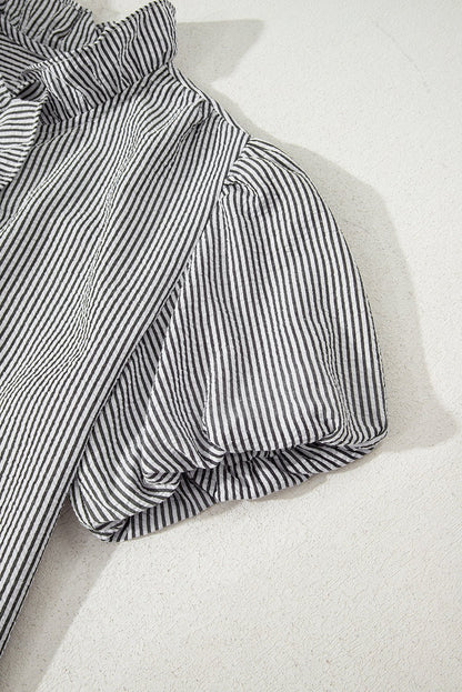 Demi Short Bubble Sleeve Shirt - Hello Beautiful BoutiqueBlouses & ShirtsThreaded Pear