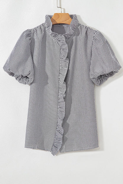 Demi Short Bubble Sleeve Shirt - Hello Beautiful BoutiqueBlouses & ShirtsThreaded Pear