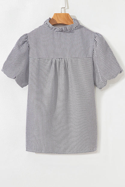 Demi Short Bubble Sleeve Shirt - Hello Beautiful BoutiqueBlouses & ShirtsThreaded Pear