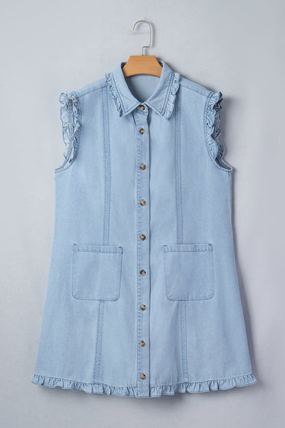 Destiny Edge Collared Shift Dress - Hello Beautiful BoutiqueMini DressesThreaded Pear