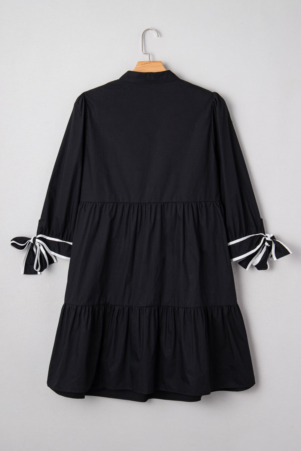 Dorothy Knot Cuffs Mini PLUS Dress - Hello Beautiful BoutiquePlus Size Mini DressesThreaded Pear