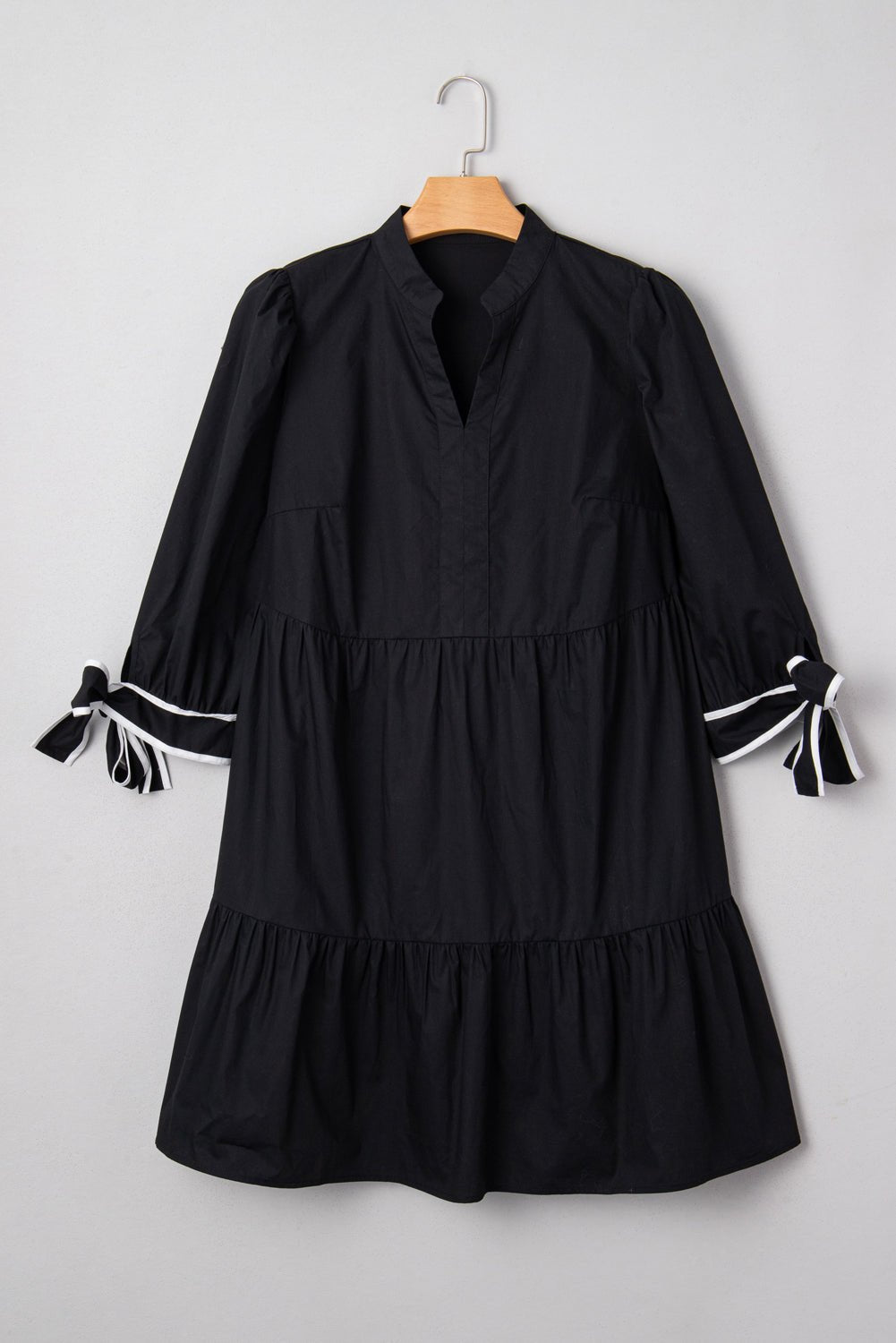 Dorothy Knot Cuffs Mini PLUS Dress - Hello Beautiful BoutiquePlus Size Mini DressesThreaded Pear