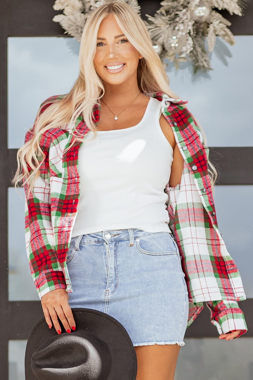 Dream Plaid Casual Flannel Shacket - Hello Beautiful BoutiquePlaid ShacketsThreaded Pear