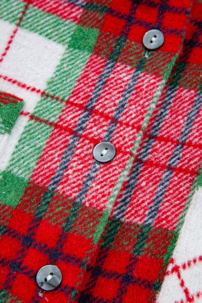 Dream Plaid Casual Flannel Shacket - Hello Beautiful BoutiquePlaid ShacketsThreaded Pear