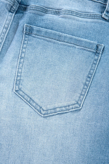 Dream Slit Leg Straight Jeans - Hello Beautiful BoutiqueJeansThreaded Pear