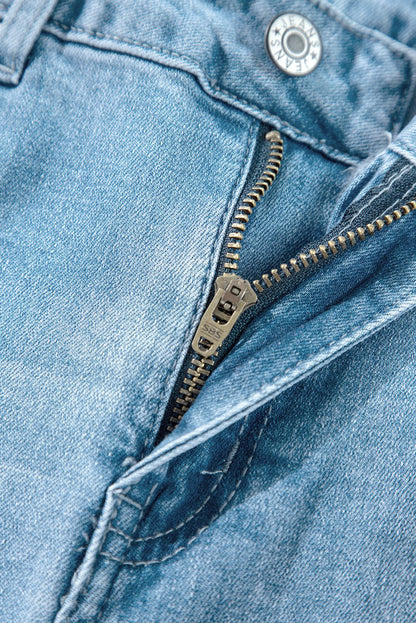 Dream Slit Leg Straight Jeans - Hello Beautiful BoutiqueJeansThreaded Pear