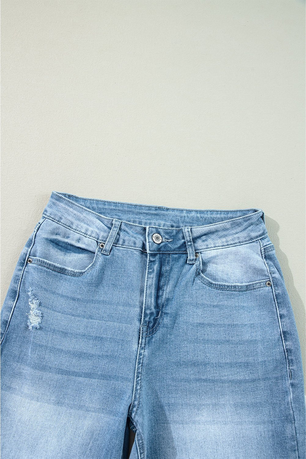 Dream Slit Leg Straight Jeans - Hello Beautiful BoutiqueJeansThreaded Pear