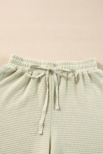 Dulce Parchment Textured Long Sleeve Lounge Set - Hello Beautiful Boutique15% OFFThreaded Pear